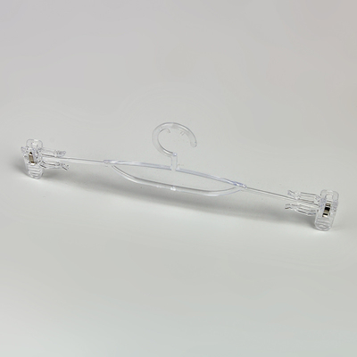 Matériel en plastique transparent Logo Printing fait sur commande de picoseconde de cintres de lingerie