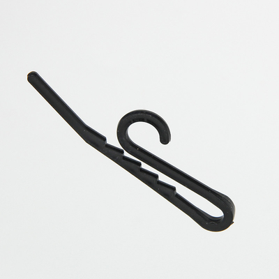 L'autocollant Logo Simple Small Black Plastic cognent des cintres pour l'affichage