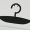 Soutien-gorge de Logo Black Plastic Hanger Female et cintre adaptés aux besoins du client de sous-vêtements