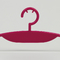 Cintre rouge de impression fait sur commande de sous-vêtements de Logo Plastic Lingerie Hangers Rose