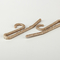 Cintre de chaussette de corde à linge de label personnalisé par cintres en plastique écologiques de chaussette de PLA