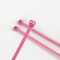 Serres-câble en nylon roses de but multi d'OIN 200MM x 2,5 millimètres